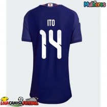 Camisa de Futebol Japão Junya Ito #14 Equipamento Principal Mulheres Mundo 2026 Manga Curta